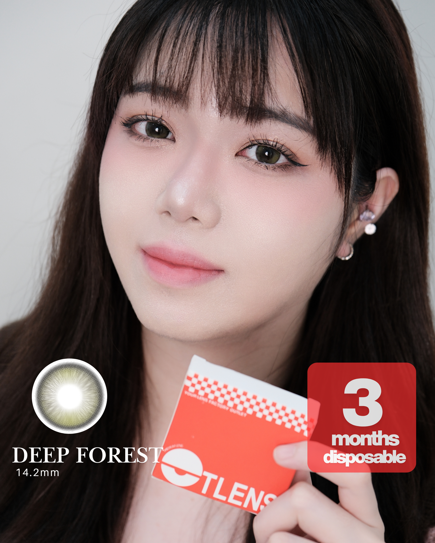 【DEEP FOREST】Outlens 3-Months Color Con 2pcs