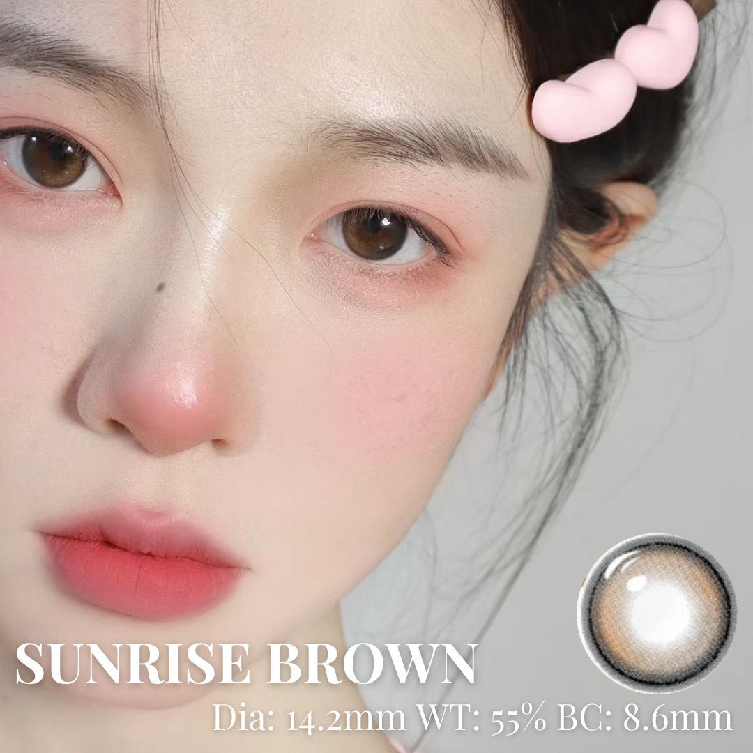 【SUNRISE BROWN】Daily Color Con 10pcs (1 Box)