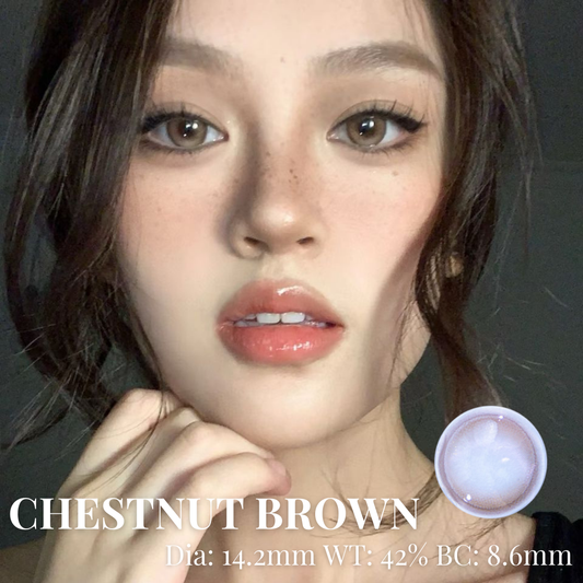 【CHESTNUT BROWN】月抛美瞳 2片