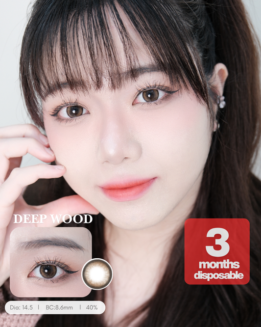 【DEEP WOOD】Outlens 3-Months Color Con 2pcs