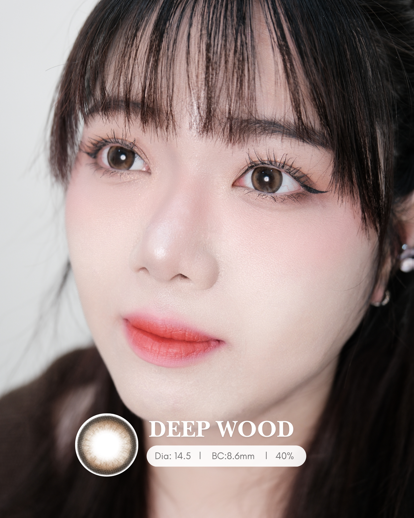 【DEEP WOOD】Outlens 3-Months Color Con 2pcs