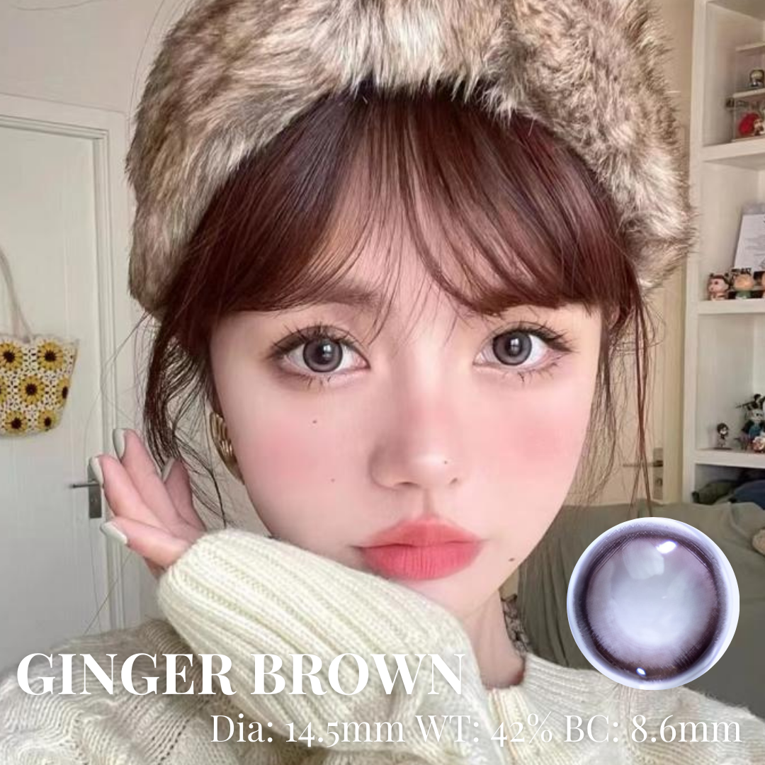 【GINGER BROWN】月抛美瞳 2片