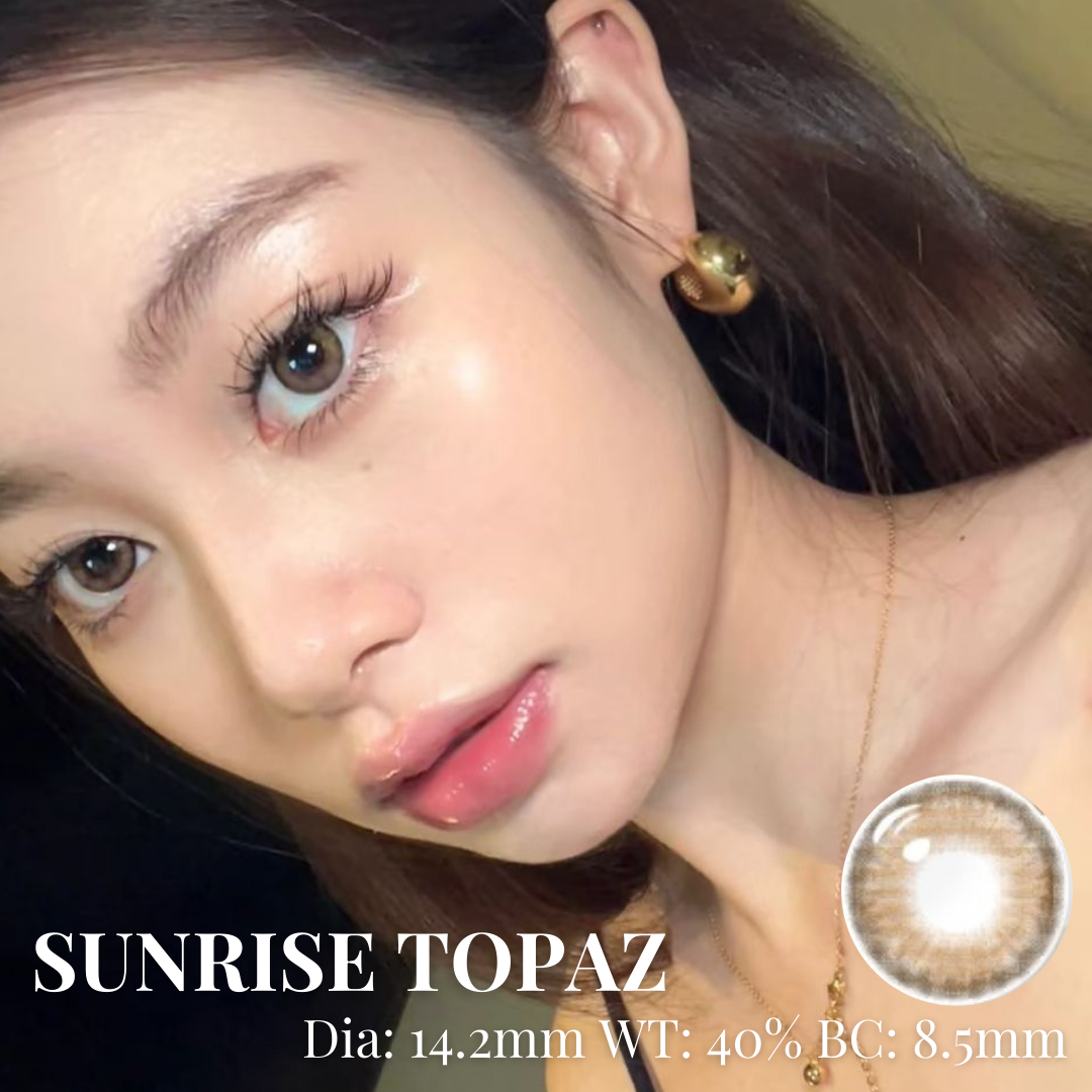 【SUNRISE TOPAZ】Daily Color Con 10pcs (1 Box)