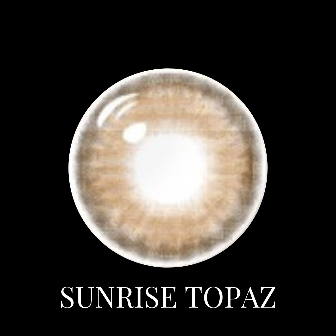 【SUNRISE TOPAZ】Daily Color Con 10pcs (1 Box)