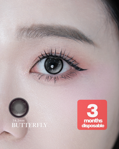 【BUTTERFLY】Outlens 3-Months Color Con 2pcs
