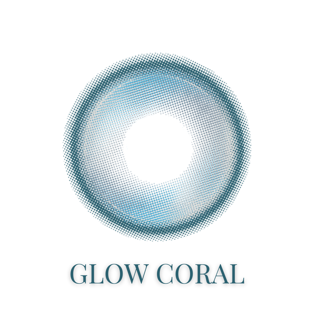【GLOW CORAL】TiaHou Monthly Color Con 2pcs