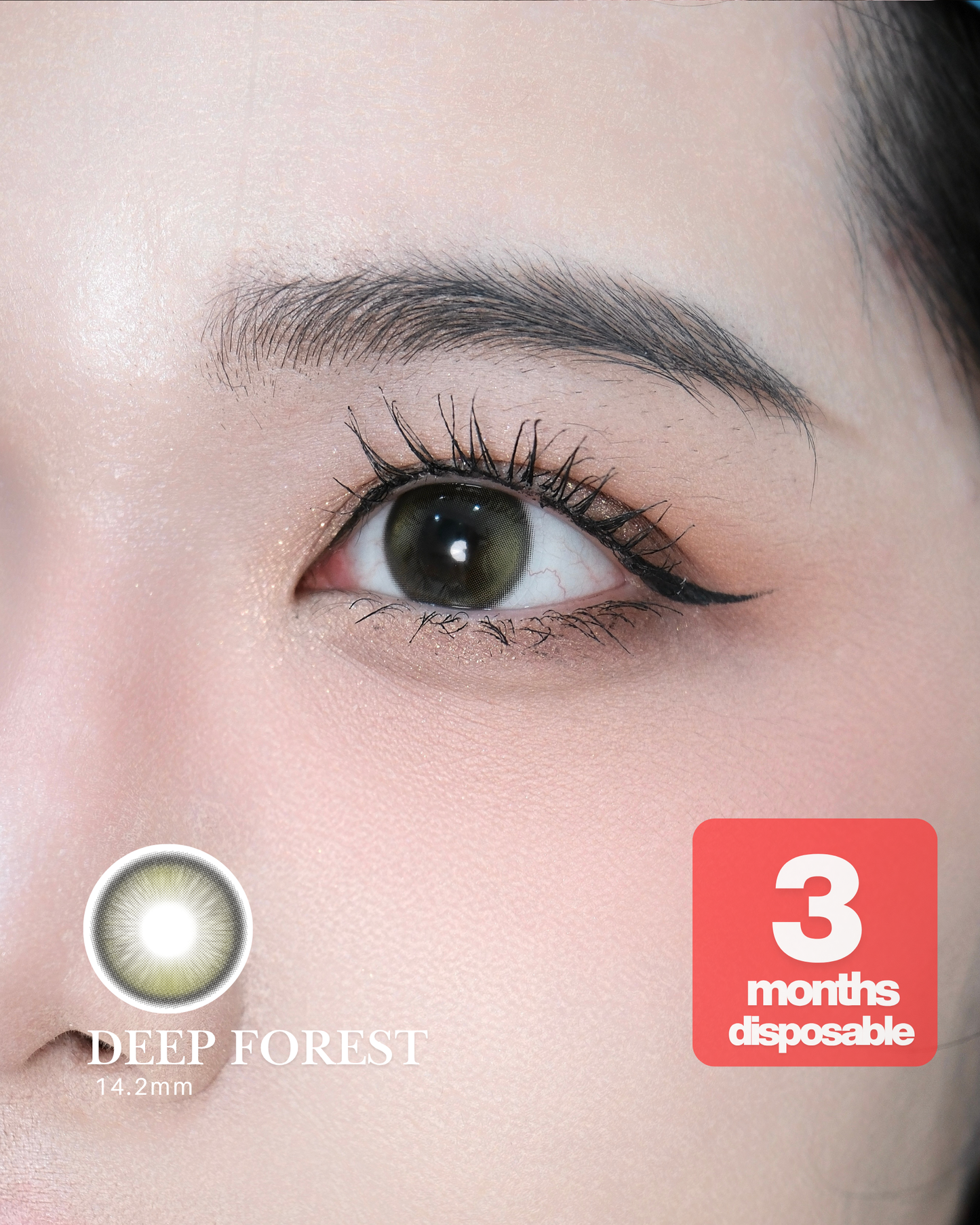 【DEEP FOREST】Outlens 3-Months Color Con 2pcs