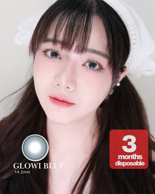 【GLOWI BLUE】Outlens 3-Months Color Con 2pcs
