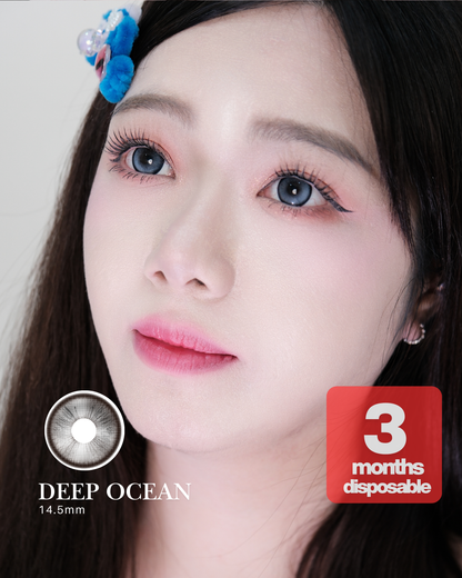 【DEEP OCEAN】Outlens 3-Months Color Con 2pcs