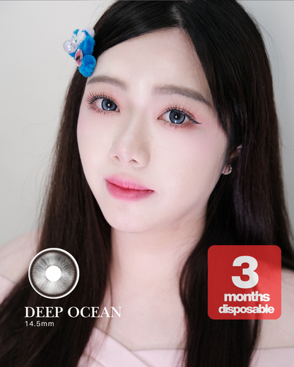 【DEEP OCEAN】Outlens 3-Months Color Con 2pcs