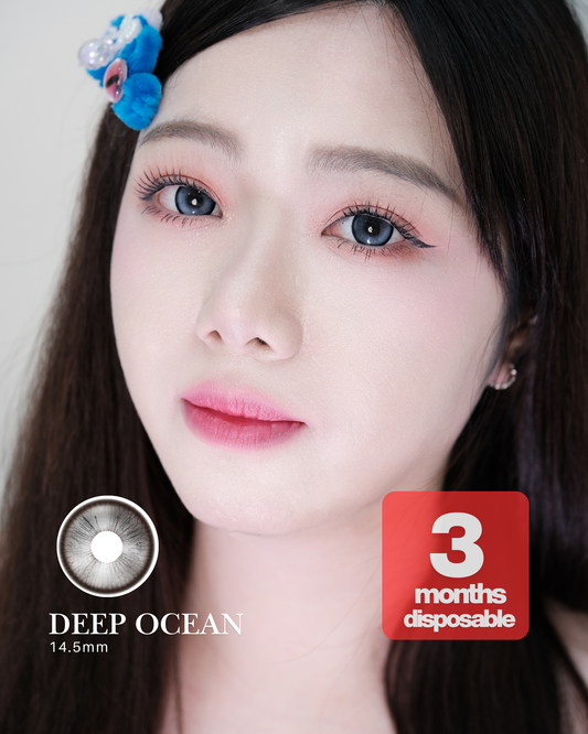 【DEEP OCEAN】Outlens 3-Months Color Con 2pcs