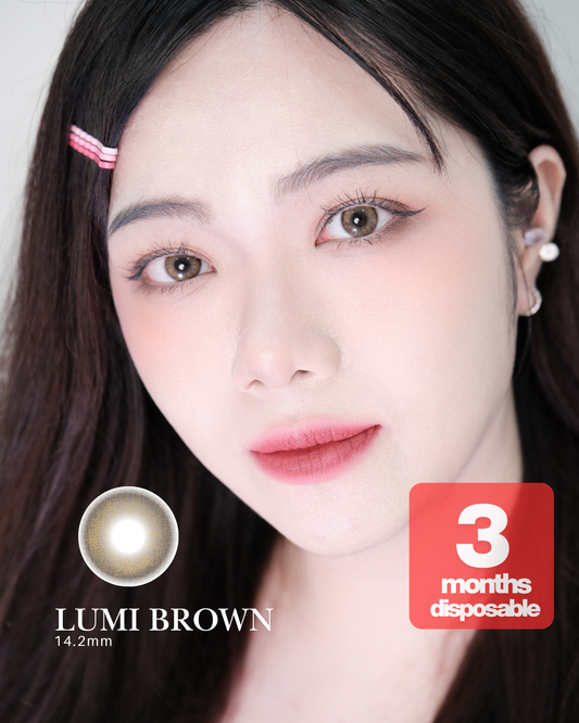 【LUMI BROWN】Outlens 3-Months Color Con 2pcs